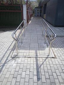 Ограждения для уличного пандуса. Клиент ЧУП "Русло" г. Бобруйск. 3