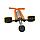 Погостик тренажер-кузнечик Pogo Stick ECOBALANCE MAXI  30-55 кг, оранжевый, фото 6