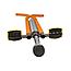 Погостик тренажер-кузнечик Pogo Stick ECOBALANCE MAXI  30-55 кг, оранжевый, фото 6