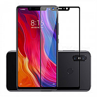 Защитное стекло Full-Screen для Xiaomi Mi 8 se черный (полноразмерное)