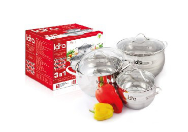 LR02-86 набор посуды LARA Apple - фото 1 - id-p79689771