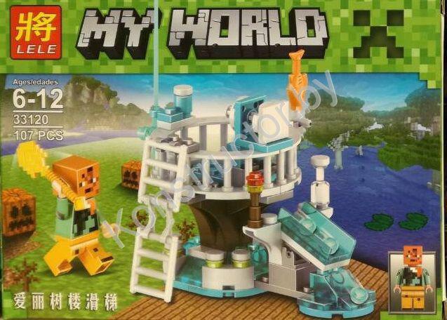 Конструктор Lele My World 33120 "Ледяные постройки" (аналог LEGO Minecraft) 103-111 д - фото 2 - id-p79916680