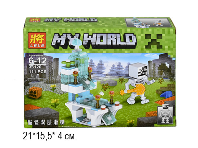 Конструктор Lele My World 33120 "Ледяные постройки" (аналог LEGO Minecraft) 103-111 д - фото 4 - id-p79916680