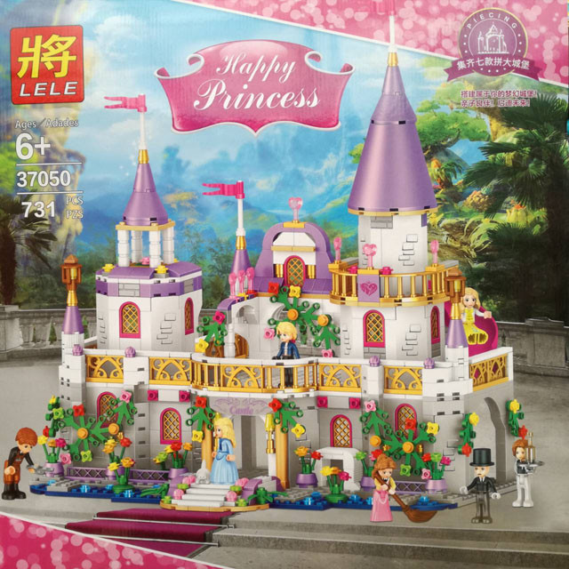 Конструктор Lele Happy Princess 37050 "Замок" (аналог LEGO Disney Princess) 731 деталь - фото 1 - id-p79916732