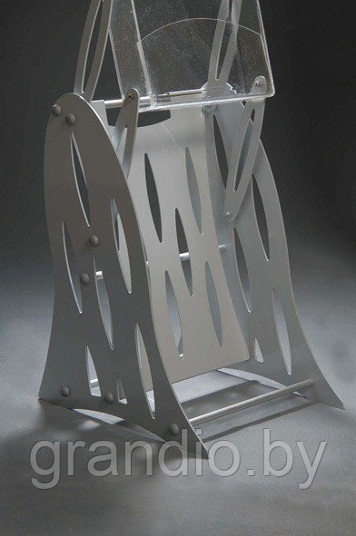 Рекламная складная стойка для буклетов А4 с фризом (алюминий, акрил) - фото 4 - id-p79936739
