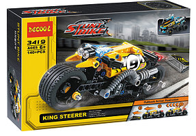 Конструктор Decool 3419 (аналог Lego Technic 42058) "Мотоцикл для трюков" 140 дет