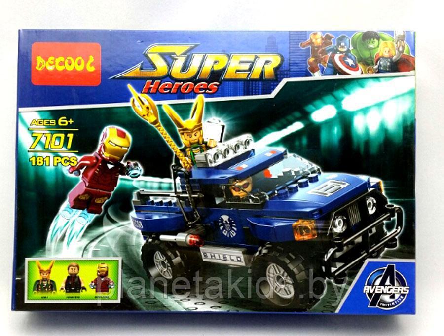 Конструктор Decool 7101 "Мстители Локи" (аналог Lego Super Heroes 6867) 181 деталь - фото 3 - id-p80103360