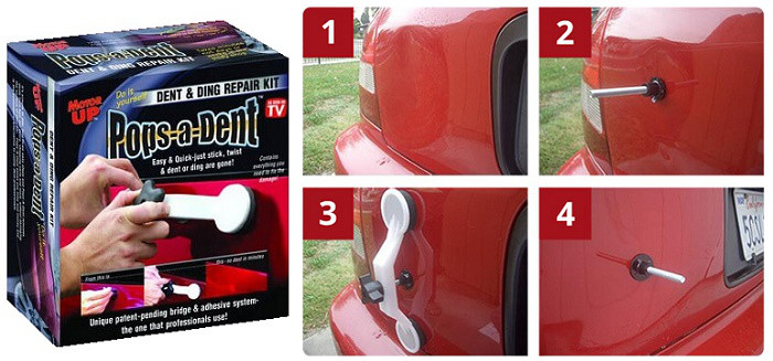 Набор для удаления вмятин Pops a Dent на авто без покраски - фото 5 - id-p79942198