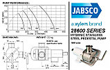 Jabsco 28600 гибкий импеллер / корпус из нержавеющей стали, фото 2