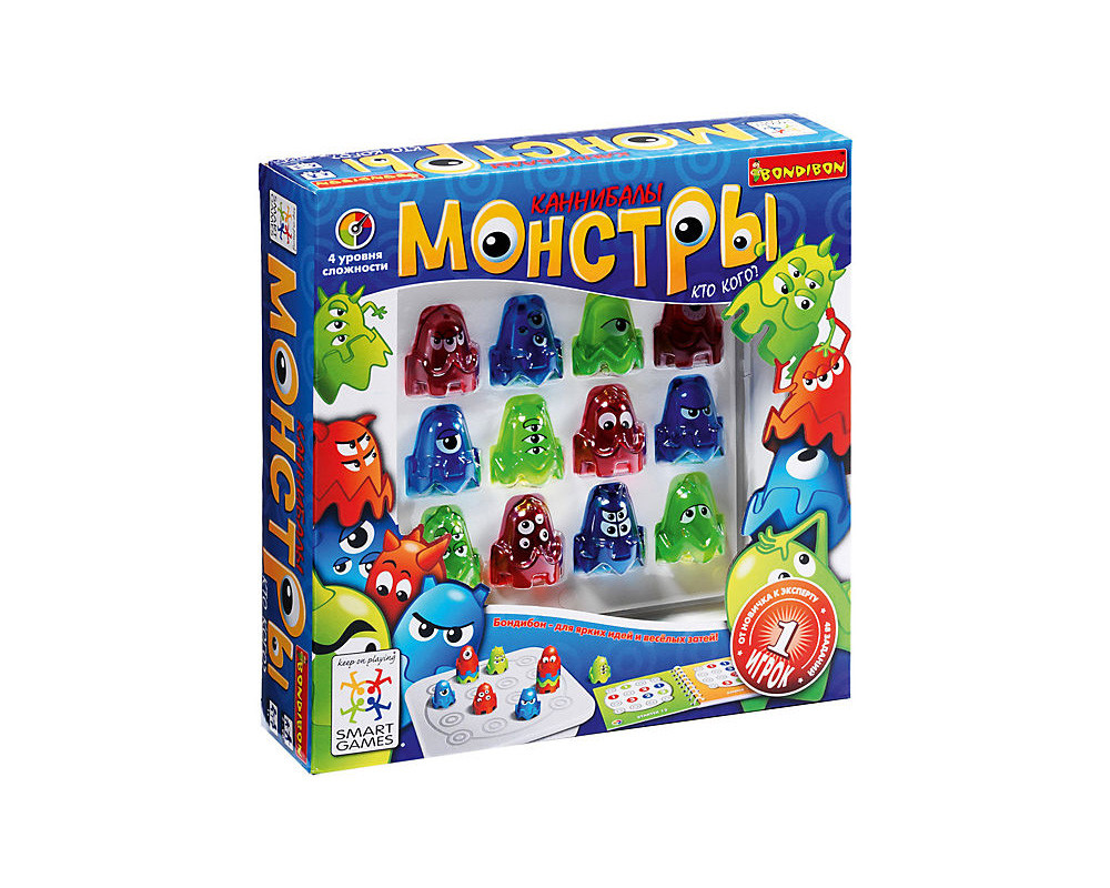 Настольная игра Монстры. Головоломка. Компания Бондибон - фото 1 - id-p80153087