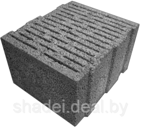 Керамзитобетонные блоки строительные «ТермоКомфорт» (340 × 400 × 240, мм) - фото 1 - id-p68962872