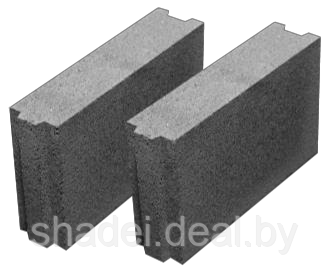 Керамзитобетонные блоки строительные «ТермоКомфорт» (400 × 100 × 240, мм) - фото 1 - id-p68962952