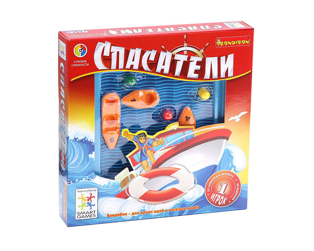 Настольная игра Спасатели. Головоломка. Компания Бондибон - фото 1 - id-p80157772