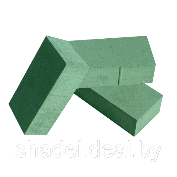 Тротуарная плитка без фаски цвет зелёный - фото 1 - id-p68963976