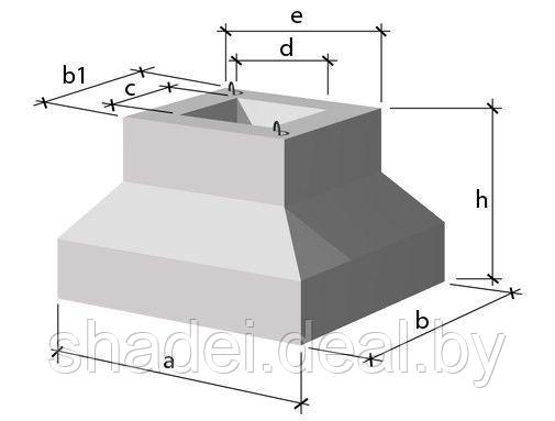 Фундаменты стаканного типа Ф 21.9-3 - фото 1 - id-p68962249