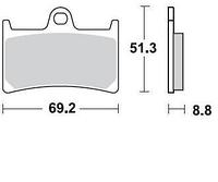 Колодки тормозные 786CM66 Braking (Италия)