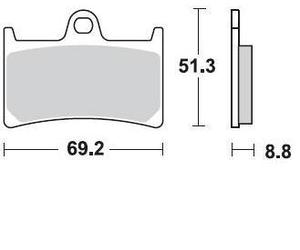 Колодки тормозные 786CM66 Braking (Италия)