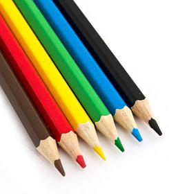 Цветные карандаши, фломастеры