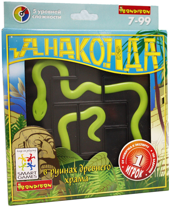 Настольная игра "Анаконда". Головоломка. Компания Бондибон - фото 1 - id-p80158269