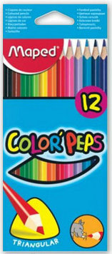 Цветные карандаши "Color Peps", 12 цв., Maped. ЦЕНА БЕЗ НДС!