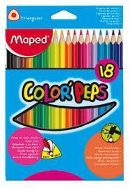 Цветные карандаши "Color Peps", 18 цв., Maped. ЦЕНА БЕЗ НДС!