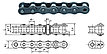 Цепь приводная роликовая однорядная (ANSI B29.1M) -100, фото 4