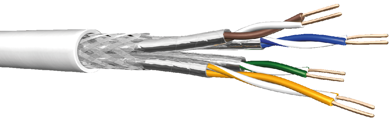 Кабель  витая пара S/FTP cat7 AMP TE connectivity