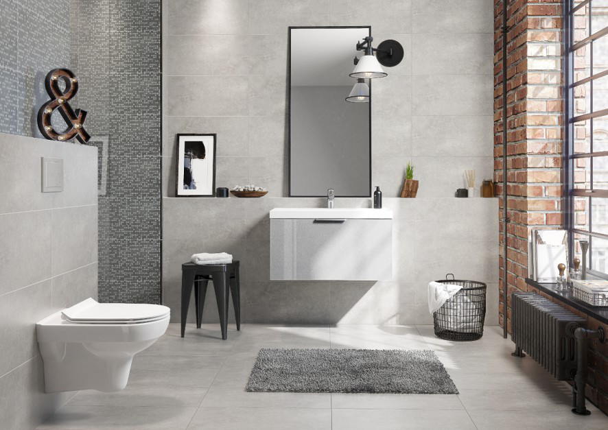 Дизайн интерьера ванной комнаты в стиле лофт - фото 1 - id-p1697134