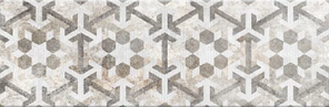 Плитка 20*60 Конкрет стайл геометрик центро Concrete Style light inserto geometric
