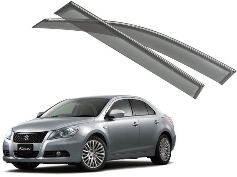 Дефлекторы боковых окон с хромированным молдингом, OEM Style SUZUKI Kizashi "09-