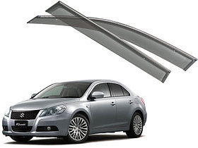 Дефлекторы боковых окон с хромированным молдингом, OEM Style SUZUKI Kizashi "09-