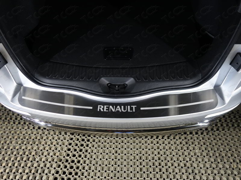  Накладка на задний бампер (лист шлифованный надпись Renault) RENAULT Koleos "16-