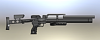 РСР винтовка Kruger "Снайпер New 2" с редуктором, кал. 5.5 (до 3 Дж.)., фото 1