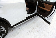 Пороги алюминиевые с пластиковой накладкой 1820 мм (F-Sport) LEXUS RX200t/350/450h "16-