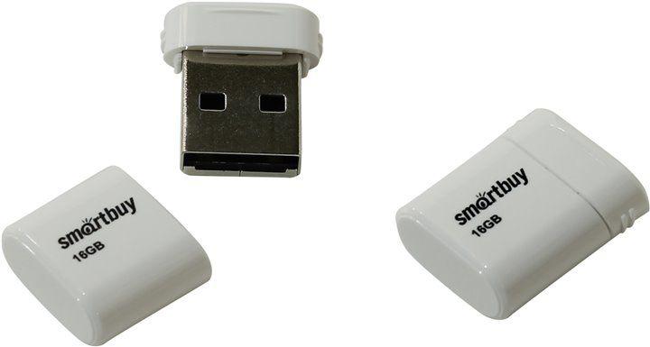 USB флеш-диск SmartBuy 16GB LARA White (SB16GBLara-W) - фото 1 - id-p80373630