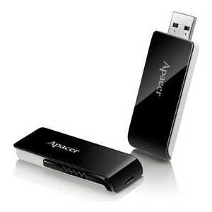 USB 3.0 флеш-накопитель Apacer 16GB AH350 black - фото 3 - id-p80373717