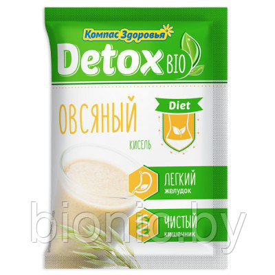 Кисель Detox bio Diet,овсяный, Компас Здоровья, 25 гр 1/10 - фото 1 - id-p79695328