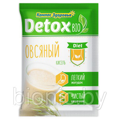 Кисель Detox bio Diet,овсяный, Компас Здоровья, 25 гр 1/10, фото 2