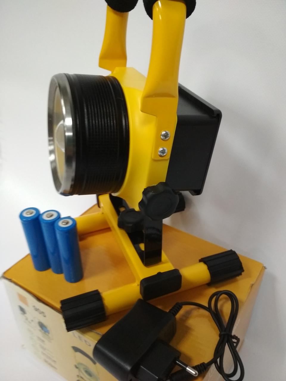 Led Flood Light 905 Ручной прожектор переносной светодиодный аккумуляторный 30W - фото 3 - id-p80385791