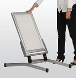 Штендер T-Board В1 70х100 см алюминиевая рама на пружинах с клик системой, серый, фото 4