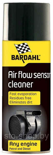 Очиститель расходомера воздуха Bardahl Air flow sensor cleaner 400мл - фото 1 - id-p80426700