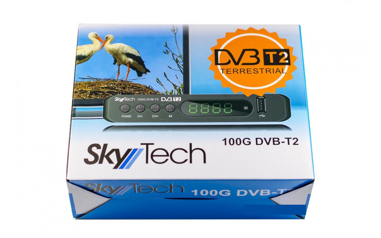 Цифровой эфирный DVB-T2 приемник SKYTECH 100G DVB-T2 - фото 4 - id-p80426776