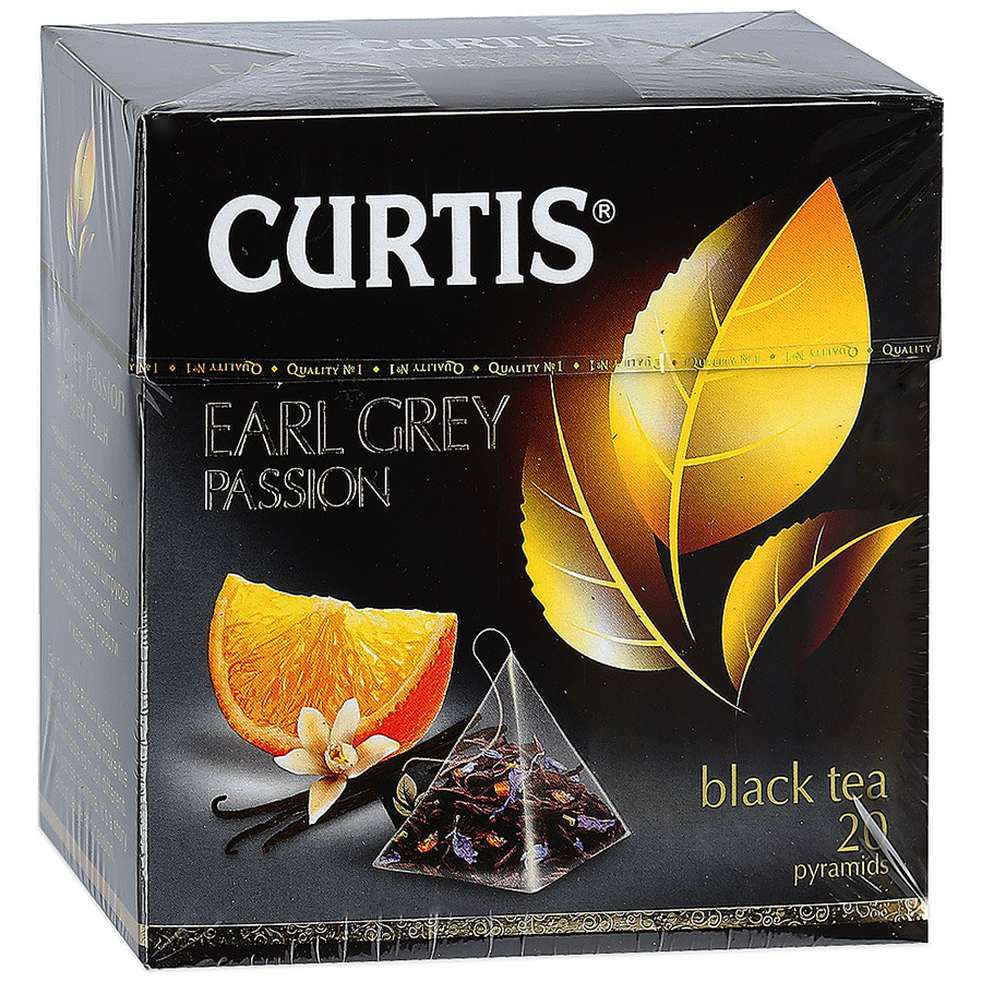 Чай Curtis Earl Grey Passion, 20пак*1,7г. - фото 1 - id-p75950504