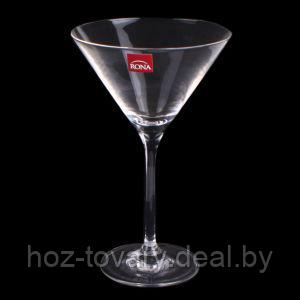 RONA CITY 6006/210 - Набор словакских бокалов для мартини стеклянных 6 шт. по 210 мл