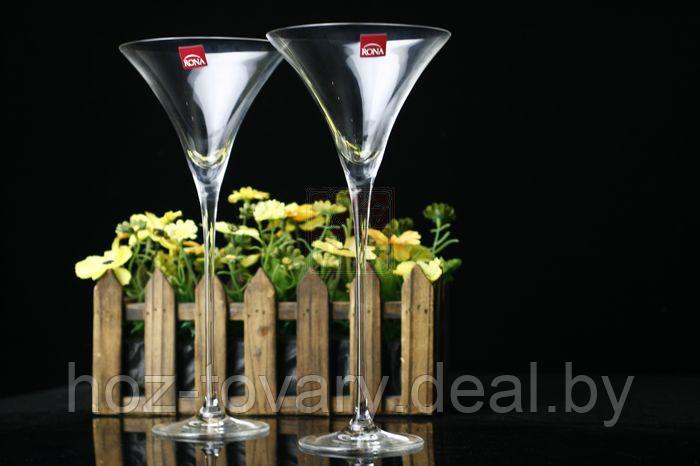 RONA CITY 6006/210 - Набор словакских бокалов для мартини стеклянных 6 шт. по 210 мл - фото 2 - id-p80428127