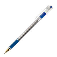 Ручка маслян. MUNHWA MC GOLD 0,50 мм синий резин.грип