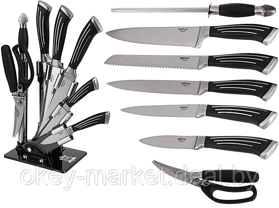 Набор ножей Hoffner Elegance Victory из нержавеющей стали, фото 3