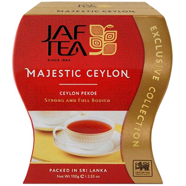 Чай JAF TEA Majestic 100г. черный среднелист. - фото 1 - id-p75950491