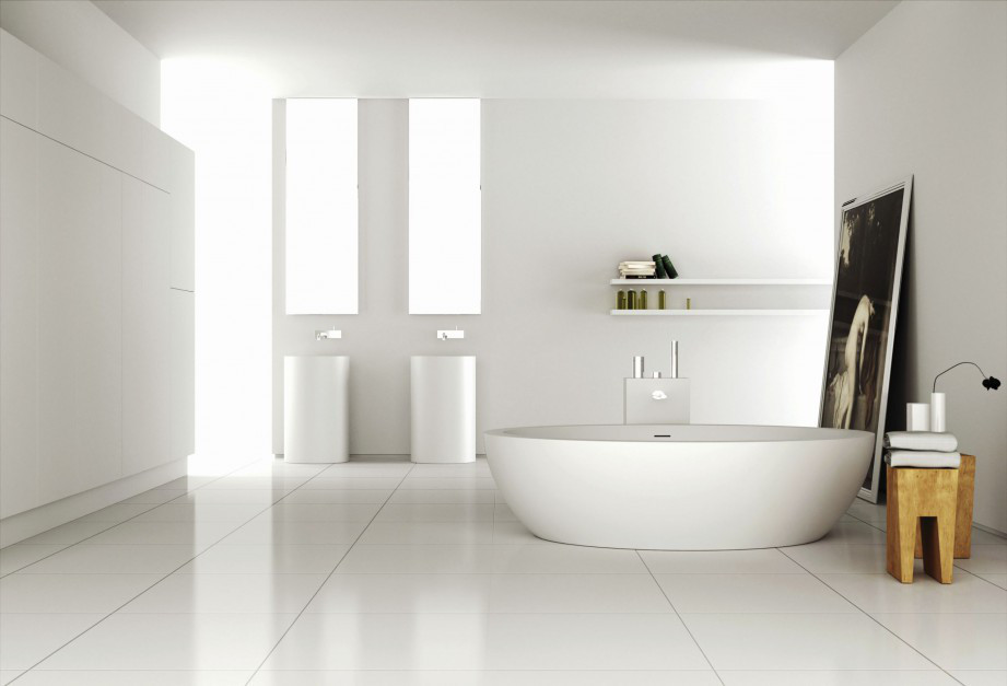 Дизайн интерьера ванной комнаты в минималистичном стиле