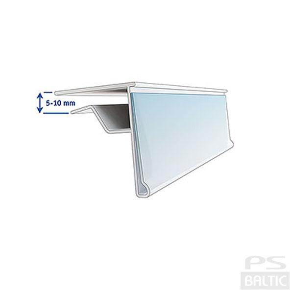 GLS Ценникодержатель для крепления на стеклянные и другие тонкие полки - фото 7 - id-p80518961